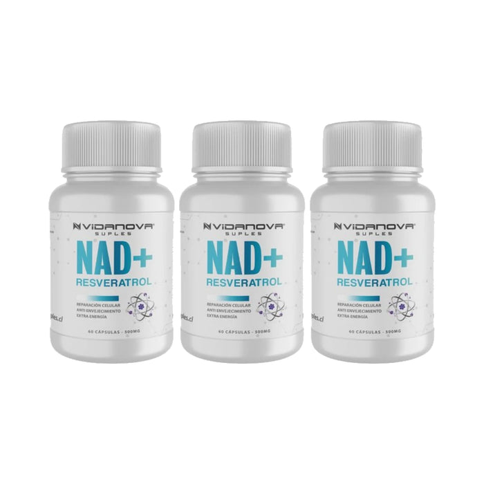 Pack x3 NAD+ resveratrol