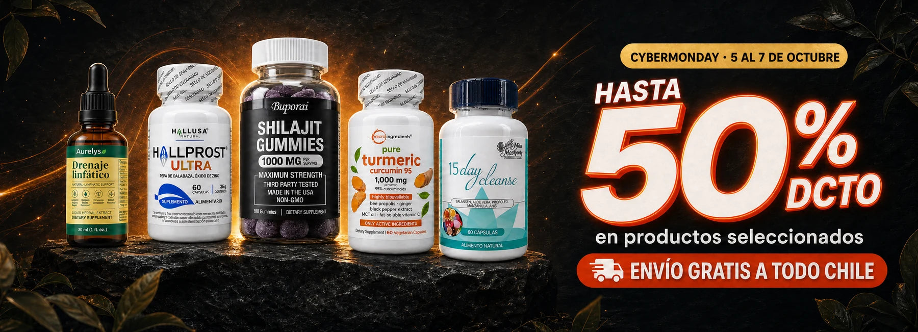 CyberMonday del 5 al 7 de octubre: hasta 50% de descuento en productos seleccionados. Envío gratis a todo Chile.