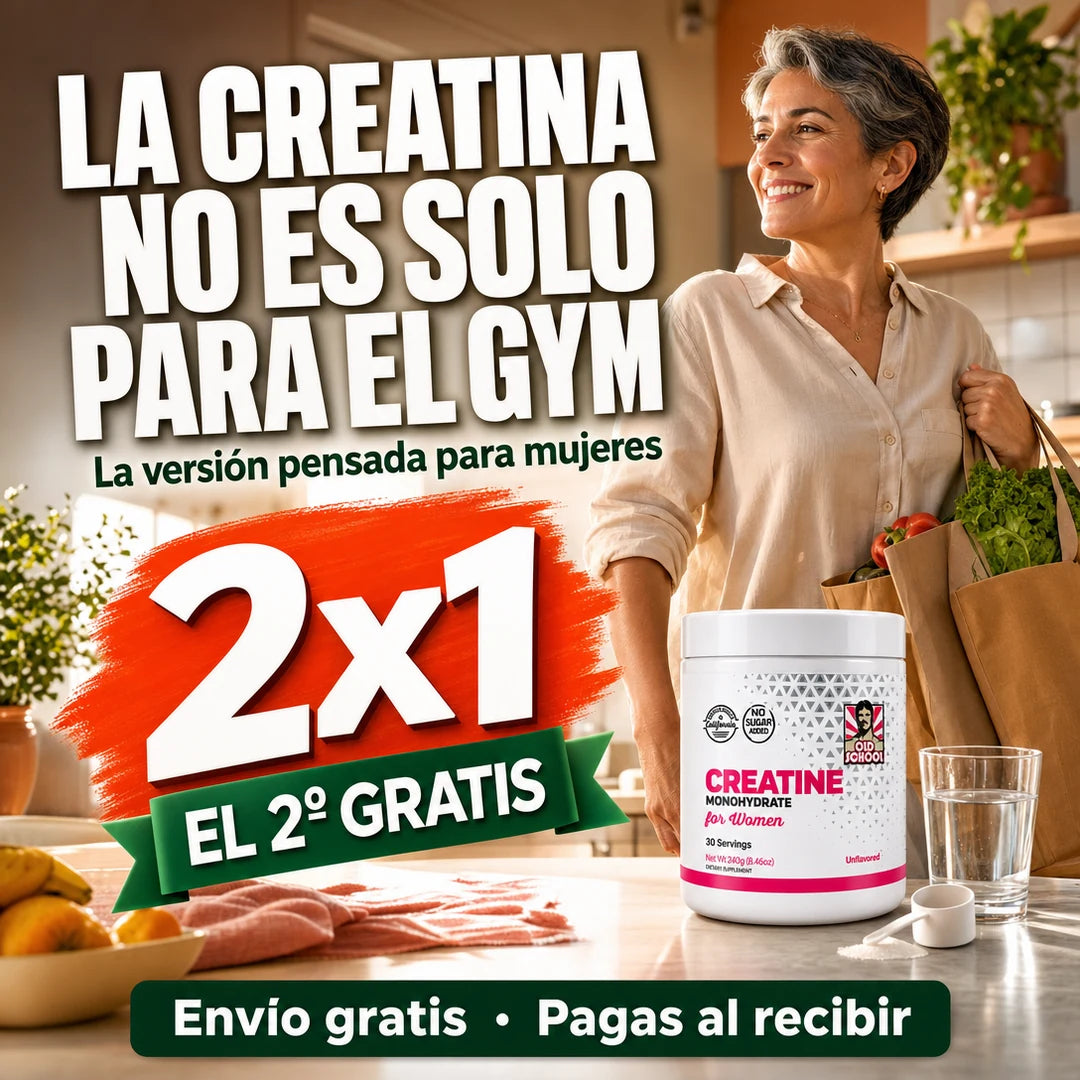 La creatina no es solo para el gym: la versión pensada para mujeres. 2x1.