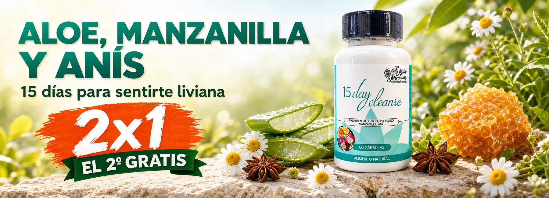 15 Day Cleanse: limpieza en 15 días. 2x1 por CyberMonday.